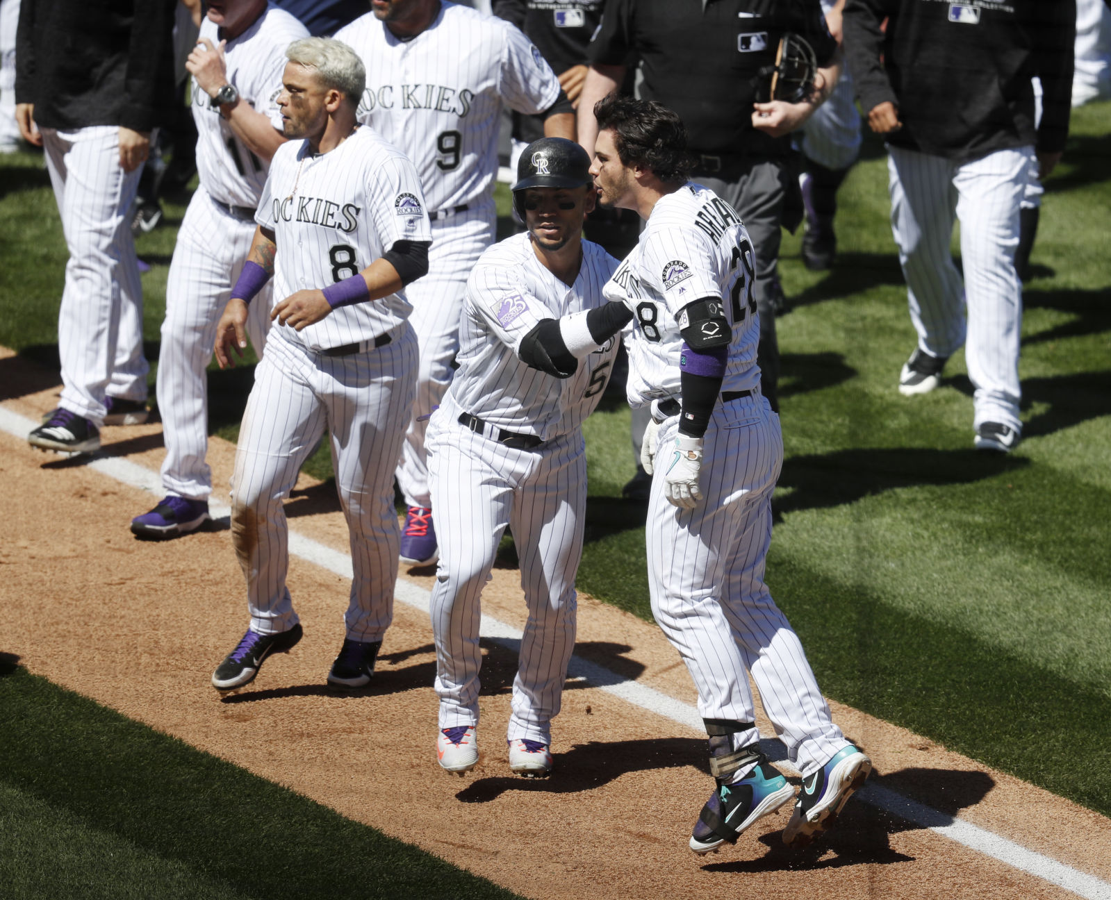 Padres Rockies Baseball